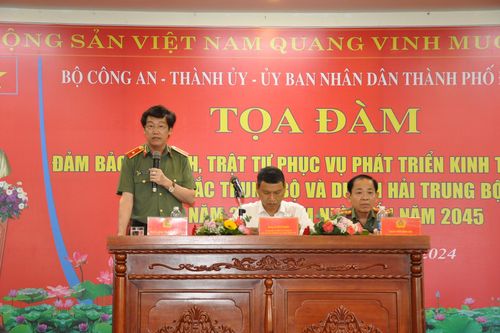 Bảo đảm an ninh, trật tự phục vụ phát triển kinh tế- xã hội vùng Bắc Trung bộ và duyên hải Trung bộ