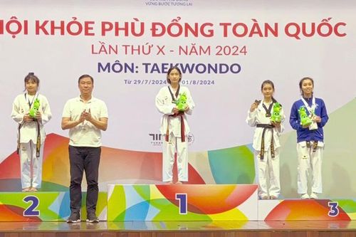 Đồng Nai đạt huy chương vàng đầu tiên tại Hội khỏe Phù Đổng toàn quốc lần X