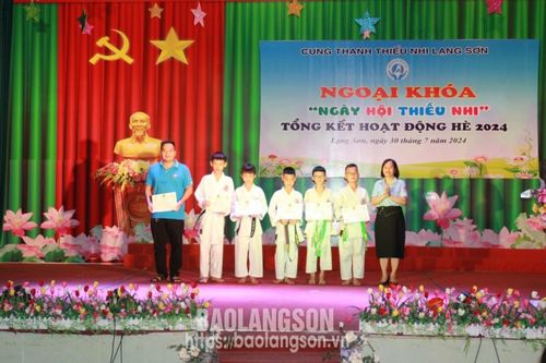 Cung Thanh thiếu nhi Lạng Sơn: Tổng kết các hoạt động hè 2024
