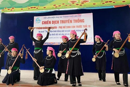 Hội Phụ nữ thành phố Lào Cai truyền thông phòng, chống tảo hôn