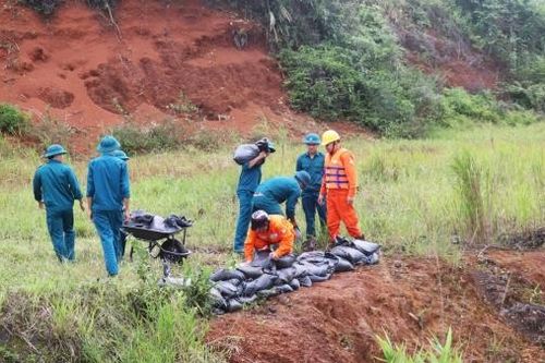 Diễn tập phòng chống thiên tai và tìm kiếm cứu nạn tại Nhà máy Thủy điện Đại Nga