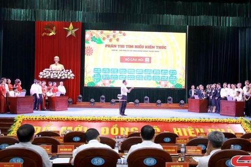 Thi tìm hiểu kiến thức, tiểu phẩm tại Hội thi 'Tìm hiểu cải cách hành chính trong Đảng'