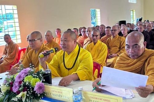 BR-VT: 12 thí sinh đại diện đơn vị Phật giáo TX.Phú Mỹ tham gia Hội thi diễn giảng cấp tỉnh