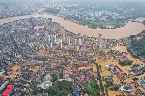 Bão Gaemi đổ bộ vào Trung Quốc, nước ở 87 con sông dâng cao ở mức cảnh báo