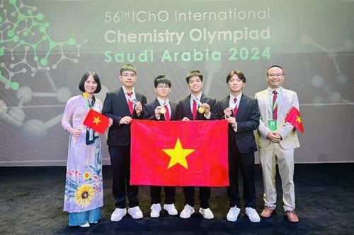 Việt Nam đứng thứ 2 tại Olympic Hóa học quốc tế