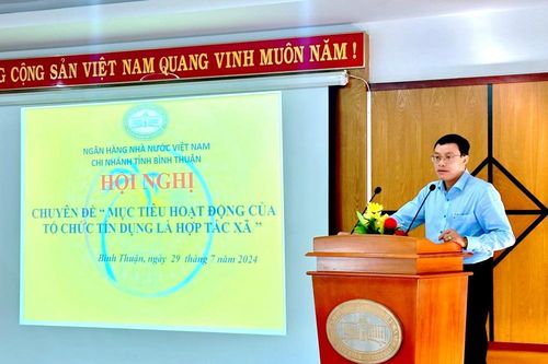 Bình Thuận: Hội nghị chuyên đề về hoạt động của tổ chức tín dụng là Hợp tác xã