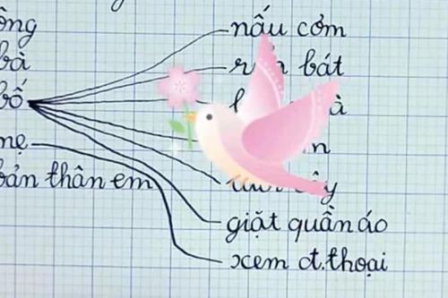 Cười ngất với cách trả lời của học sinh lớp 1 về việc thường làm của bố mẹ