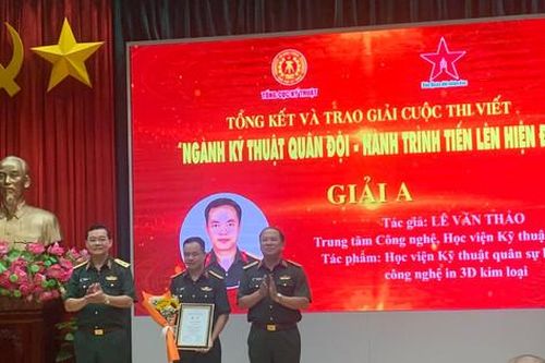 30 tác phẩm đoạt giải cuộc thi viết Ngành kỹ thuật Quân đội