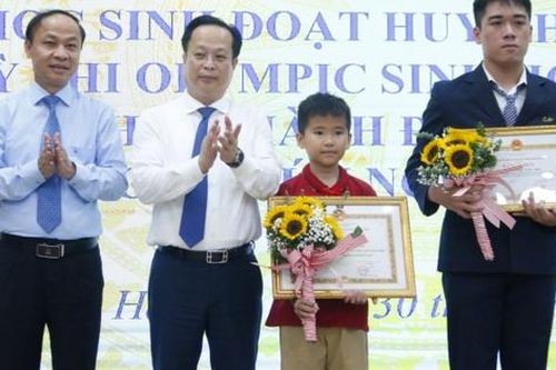 Học sinh lớp 5 được tuyên dương vì dũng cảm cứu bạn đuối nước trên biển