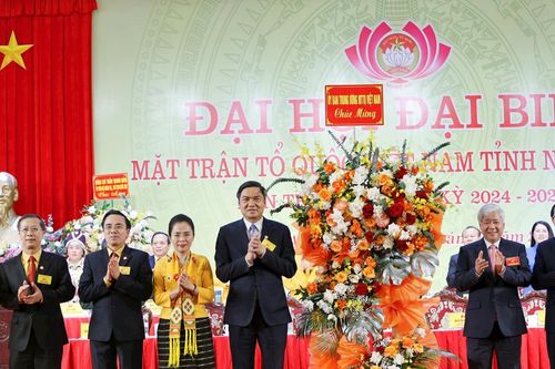 An sinh xã hội là hoạt động đậm nét của tổ chức Mặt trận Nghệ An