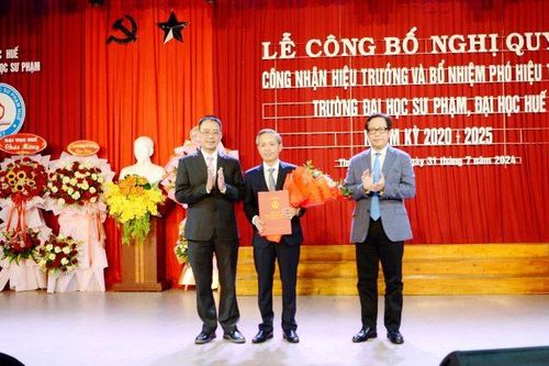 Trường đại học Sư phạm (Đại học Huế) có tân hiệu trưởng