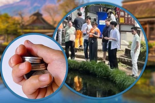 Ném tiền xu cầu may xuống suối, du khách có thể bị phạt hơn 165 triệu đồng