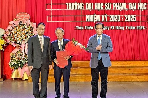 Tiến sĩ Triết học được bổ nhiệm làm hiệu trưởng Trường ĐH Sư phạm Huế