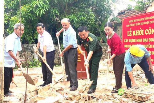 Hiệu quả từ mô hình 'Huấn luyện Dân quân kết hợp làm công tác Dân vận'