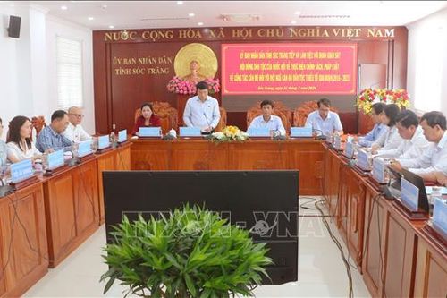 Hội đồng Dân tộc của Quốc hội làm việc tại Sóc Trăng