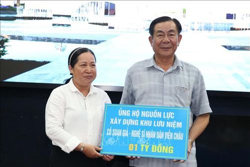 Vận động kinh phí xây dựng Khu lưu niệm cố soạn giả Viễn Châu