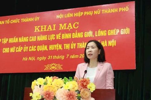 Hà Nội: Tỷ lệ nữ tham gia cấp ủy các cấp ngày càng tăng