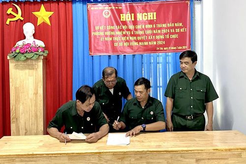 Hội Cựu chiến binh huyện Tri Tôn thực hiện nhiều mô hình 'Dân vận khéo'