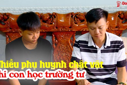 Nhiều phụ huynh chật vật khi con học trường tư