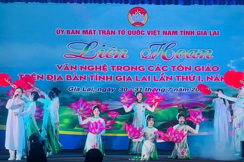 Gia Lai: Khai mạc Liên hoan văn nghệ trong các tôn giáo lần thứ I năm 2024