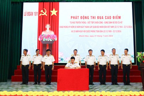 Lữ đoàn 101 và Lữ đoàn 685:: Phát động thi đua cao điểm chào mừng 80 năm Ngày thành lập Quân đội nhân dân Việt Nam