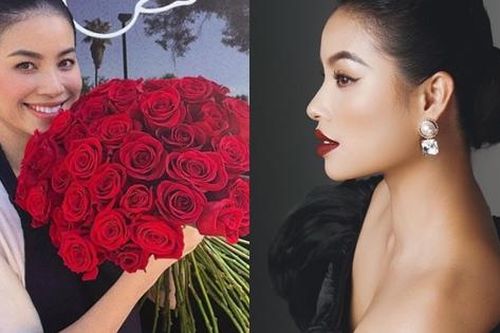 Một bước nhỏ trong lúc trang điểm giúp da Phạm Hương khỏe đẹp trông thấy