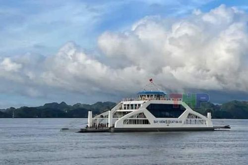 Hải Phòng đưa vào hoạt động phà Bay view Cát Bà 03