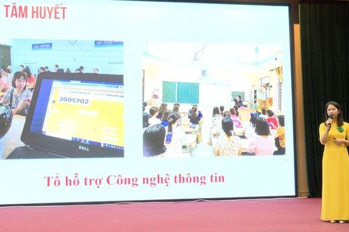 Sôi nổi hội thi 'Nhà giáo Hoài Đức tâm huyết sáng tạo' năm 2024