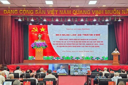 Hải Phòng: Quán triệt, triển khai Kế hoạch Đại hội đảng bộ các cấp