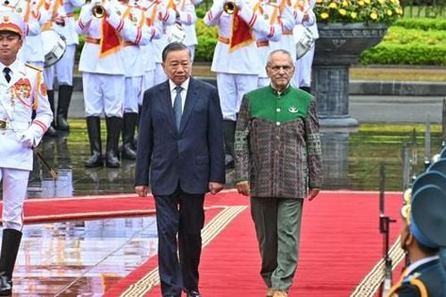 Chủ tịch nước Tô Lâm chủ trì lễ đón Tổng thống Timor-Leste