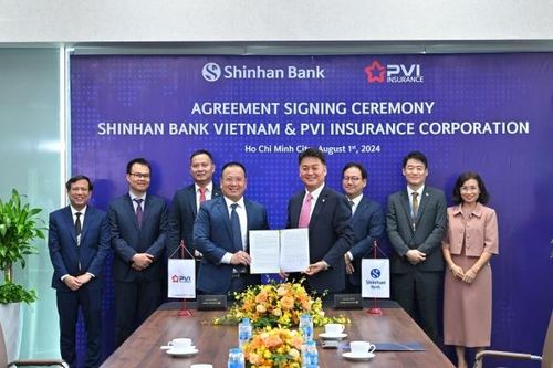 Ngân hàng Shinhan Việt Nam và Tổng công ty Bảo hiểm PVI ký kết hợp tác chiến lược