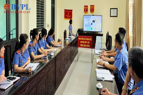VKSND huyện Mỹ Lộc: Báo cáo vụ án dân sự bằng sơ đồ tư duy