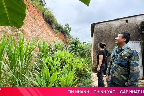 40 hộ dân ở Đức Thọ sống trong nỗi lo sạt lở đất