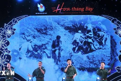 Chương trình nghệ thuật Hoa tháng Bảy kỷ niệm 77 năm Ngày Thương binh-Liệt sỹ