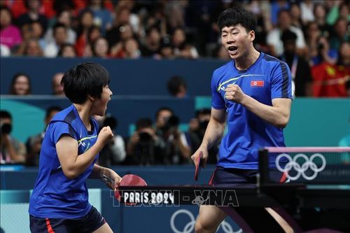 Ấn mình luyện tập, cặp đôi VĐV Triều Tiên lập kỳ tích ở môn bóng bàn Olympic