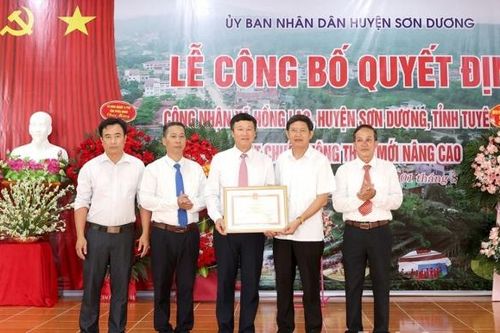 Tuyên Quang: Thêm 2 xã đạt chuẩn nông thôn mới, 1 xã đạt chuẩn nông thôn mới nâng cao