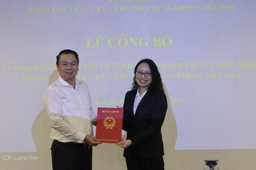 Tổng Công ty Lưu ký và Bù trừ Chứng khoán Việt Nam có tổng giám đốc mới