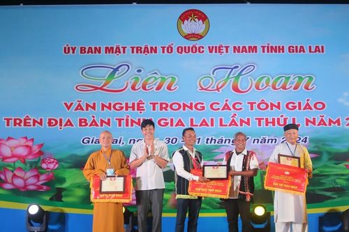 Gia Lai: Bế mạc Liên hoan văn nghệ trong các tôn giáo lần thứ I năm 2024