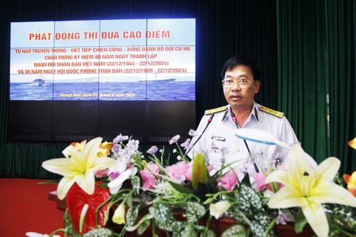Lữ đoàn 162: Phát động thi đua cao điểm chào mừng 80 năm Ngày thành lập Quân đội nhân dân Việt Nam