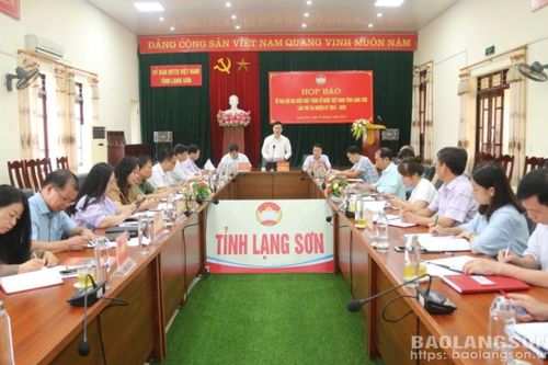 Họp báo thông tin về Đại hội đại biểu MTTQ Việt Nam tỉnh lần thứ XV, nhiệm kỳ 2024 – 2029