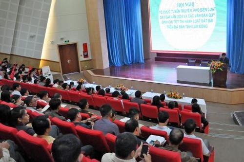 Hội nghị tuyên truyền, phổ biến Luật Đất đai 2024