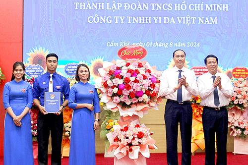 Thành lập Đoàn TNCS Hồ Chí Minh Công ty TNHH YI DA Việt Nam