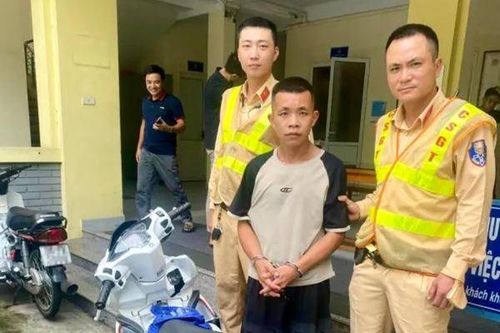 Bắt giữ thanh niên trộm xe máy ở Tuyên Quang mang xuống Hà Nội tiêu thụ