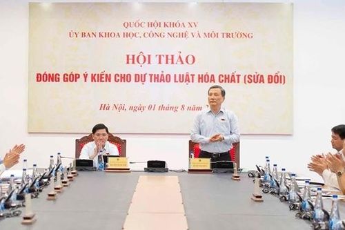 Hội thảo góp ý kiến dự thảo Luật Hóa chất (sửa đổi)
