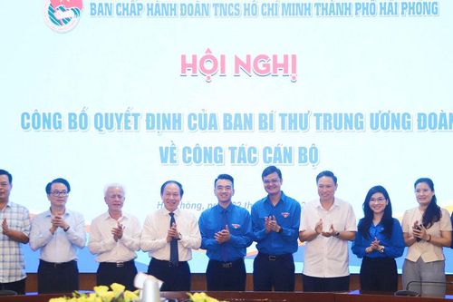 Thành đoàn Hải Phòng có Bí thư mới