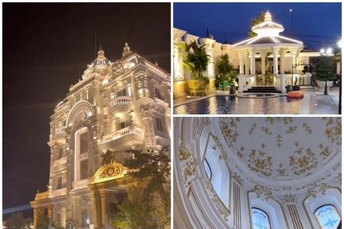 Lâu đài dát vàng 'lóa cả một vùng' của đại gia Long An