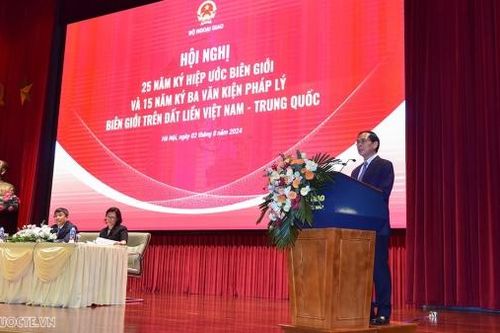 Khai mạc Hội nghị kỷ niệm 25 năm ký Hiệp ước biên giới và 15 năm ký 3 văn kiện pháp lý về biên giới trên đất liền Việt Nam-Trung Quốc