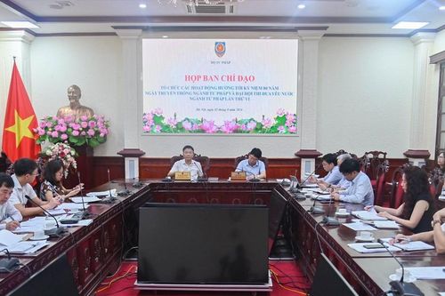 Chuẩn bị các hoạt động hướng tới Lễ kỷ niệm 80 năm Ngày truyền thống ngành Tư pháp