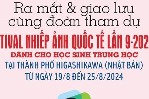 3 học sinh l tham dự Festival nhiếp ảnh Quốc tế