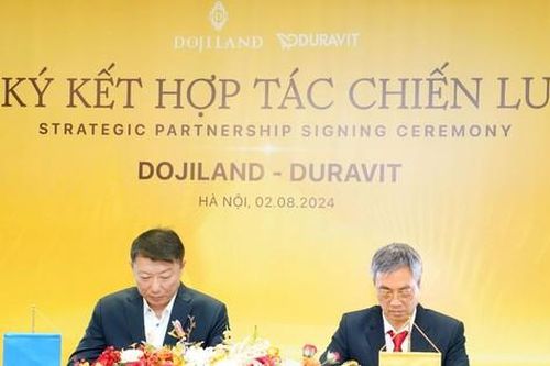 Dojiland ký kết hợp tác chiến lược với Duravit